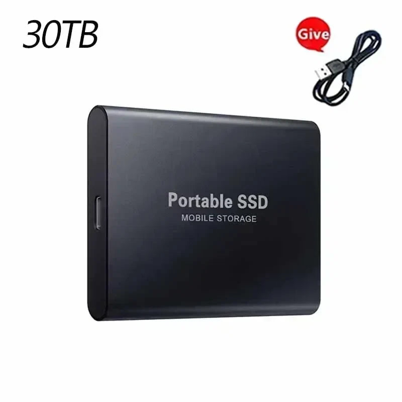 External Hard Drive High Speed Hard Disk 256TB USB3.1 Portable 128TB for Pc/Laptop/Mac/Phone Solid State Disk