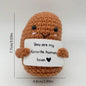 Emotional Support Pickles Handmade Mini Funny Cucumber Gift Cute Handwoven Ornaments Crochet Knitting Doll Christmas Gift