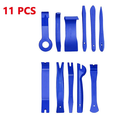 Car Panel Trim Removal Tool Kit — 5/11/41-Piece Pry Sets for Dash, Door & Audio Install (Blue/Red)