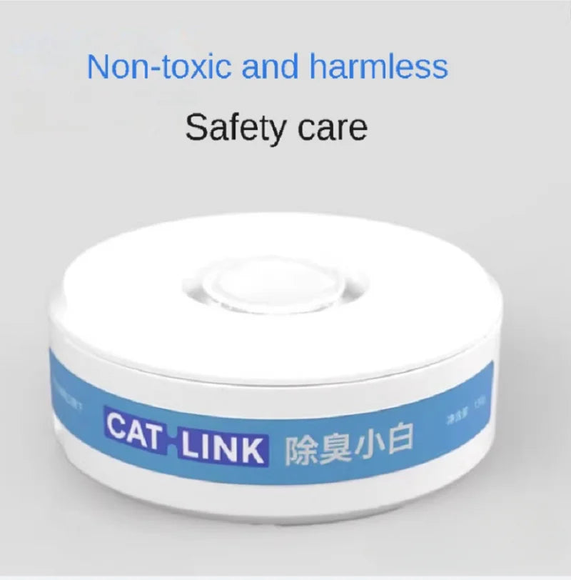 Cat Litter Deodorizing Gel & Disposable Bag for Small Self-Cleaning Litter Boxes — White