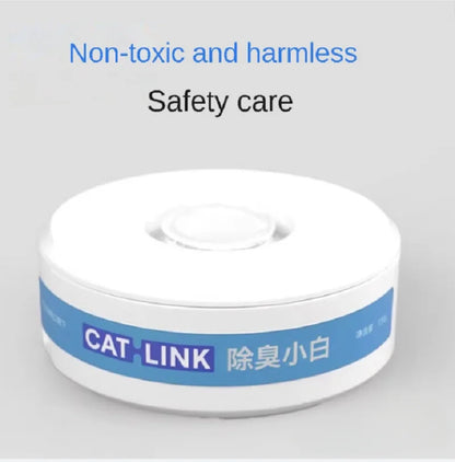 Cat Litter Deodorizing Gel & Disposable Bag for Small Self-Cleaning Litter Boxes — White