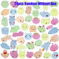 12/36PCS for Kids Kawaii Animals Squishies Mochi Squishy Toys Glow in The Dark Party Favors Stress Relief Squishy