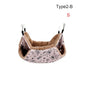 Plush Double-Layer Small Pet Hammock — Hanging Cage Bed for Hamsters, Rats, Squirrels & Sugar Gliders (Small 7.87×7.87 in / 20×20 cm; Large 13.78×13.78 in / 34×34 cm)