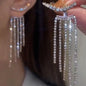 2024 Stars Tassel Earrings – Korean Rhinestone Drop Earrings for Women