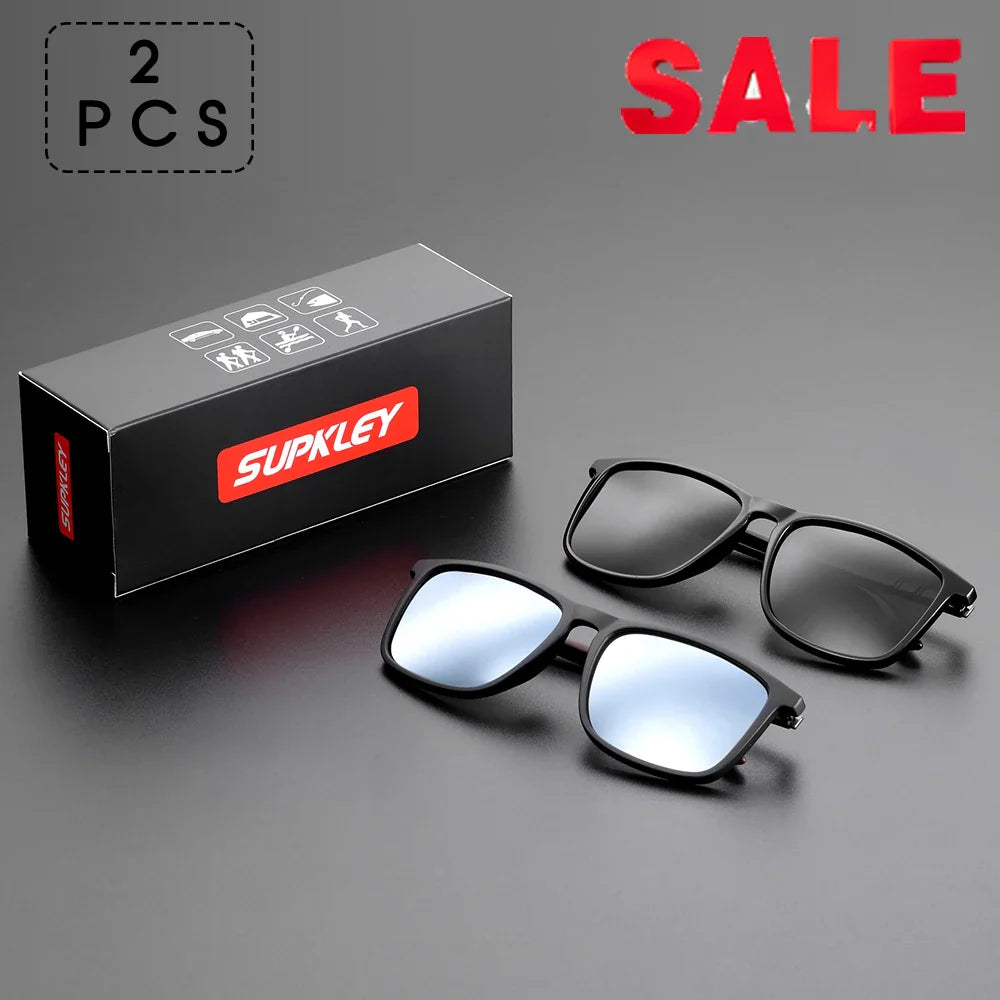 Polarized Sports Sunglasses for Men & Women - UV400 Anti-Glare Unisex Sport Eyewear