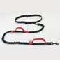 Double Elastic Reflective Hands-Free Running Dog Leash — Retractable Bungee Waist Lead 160–260 cm (63–102 in), Waist 70–120 cm (27–47 in)
