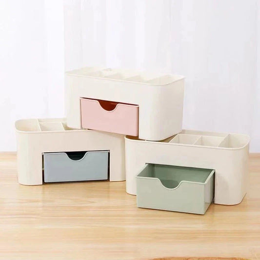 Multifunctional Nail & Cotton Swab Storage Box – Cosmetic Organizer