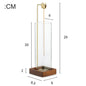 Glass Incense Holder Anti-Ash Flying Incense Stick Holder with Glass Ash Catcher Incense Burner for Yoga Home Decor