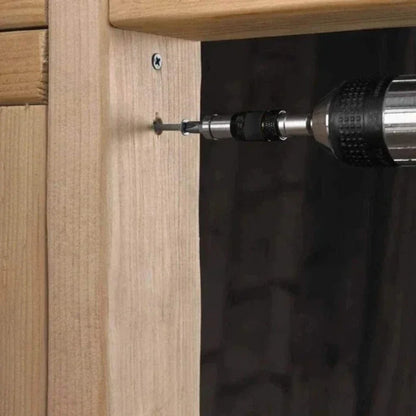 1/4-Inch (6.35 mm) Hex Magnetic Bit Holder — Quick-Change Screwdriver Extension Rod with Retaining Ring