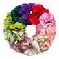 Satin Scrunchies Set for Women & Girls – 25/10/6 Pcs Elastic Hair Bands | Soft Silk Ponytail Holders & Fashion Hair Accessories