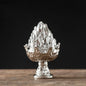 Auspicious Cloud Alloy Incense Burner with 42-Pack Agarwood & Sandalwood Fragrance Tablets Non-Stick Aromatherapy Pan