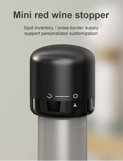 Vacuum Wine & Champagne Bottle Stopper Set – Leak-Proof Silicone Bottle Seals