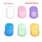 200/100PCS Travel Soap Paper Disposable Convenient Soap Paper Washing Hand Clean Scented Mini Slice Soaps Bathroom Accessories