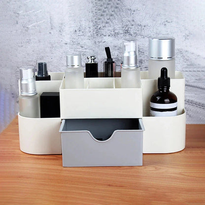 Multifunctional Nail & Cotton Swab Storage Box – Cosmetic Organizer