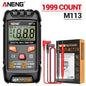 Digital Mini Multimeter 1999-Count AC/DC Voltage Ohm NCV Tester Portable Auto-Ranging Multimeter