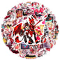 56/112PCS Hazbin Hotel Stationery Notebook Graffiti Stickers Luggage Storage Box Water Cup Decorative Stickers