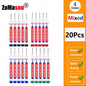 20mm Long-Head Deep Hole Marker Pens - Waterproof Fast-Dry Oil Markers for Wood, Metal & Glass (Red/Black/Blue/Green)
