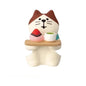 Cute Cat Ornament Admiring Flowers Scene ZAKKA Cherry Blossom INS Trendy Toy DIY Resin Handicraft Ornament
