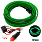 Car Interior LED Strip Light 1/2/3/5M – Flexible Neon Rope USB & 12V Ambient Door Dashboard Lighting