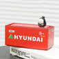 Mini Iron Storage Box Miniature Storage Iron Box Creative Decoration Collect Small Item Desktop Mini Container Model Xmas Gifts