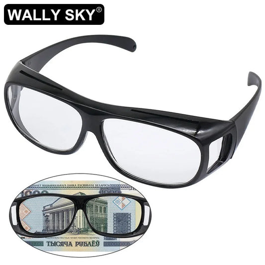 2X Presbyopic Reading Magnifier Glasses - Lightweight Magnifying Eyeglasses for Elderly Reading Books, Newspapers & Maps