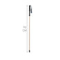 Ultra-Light Carbon Fiber Folding Trekking Poles - Collapsible Anti-Shock Hiking & Nordic Walking Sticks (110/120/130 cm | 43.3/47.2/51.2 in)