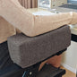 PU Foam Armrest Cushion Pad for Office & Gaming Chair, Linen-Style Elbow Rest — Removable Washable Cover, 10.6 x 4.7 x 3.9 in (27 x 12 x 10 cm)