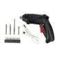 3.6V Rechargeable Cordless Electric Screwdriver Drill Set – 1800mAh Mini Power Driver with LED & USB Charging
