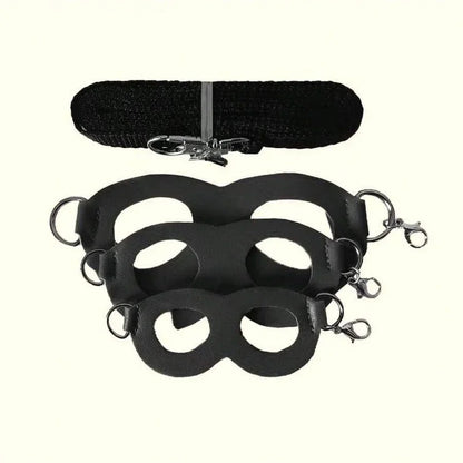 4-Pack Escape-Proof Adjustable Small Animal Harness & Leash Set — Hamsters, Sugar Gliders, Squirrels