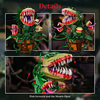 Audrey II-Inspired Horror Plant Building Block Kit