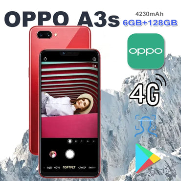 OPPO A3s smart phone supports facial recognition/wet hand touch, 6GB+128GB/4230mAh/rear 13 million+2 million dual cameras