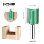 Tungsten Carbide Router Bit 3-20mm (0.12-0.79 in) Diameter, 8mm (0.315 in) Shank, Single/Double Flute Straight Bit for Woodworking