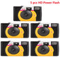 Single-Use Disposable Film Camera — 27/39 Exposures, ISO 800, Built-In Manual Flash