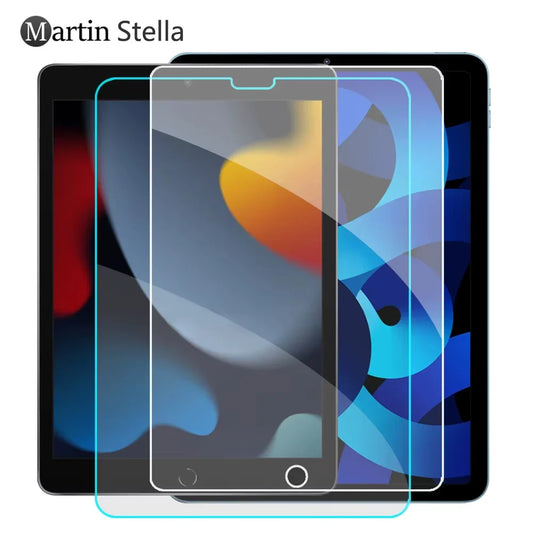 Tempered Glass Screen Protector for iPad — 9H Hardness, Anti-Fingerprint, Bubble-Free, Stylus Compatible — 1-Pack (Fits 11-inch, 10.9-inch, 10.2-inch, 9.7-inch, iPad Air & Mini)