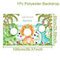 Dinosaur Birthday Polyester Background Mermaid Party Decor Kids Wedding Birthday Party Supplies Baby Shower Under The Sea Party
