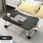 Folding Laptop Desk for Bed & Sofa — Portable Foldable Lap Tray 60 x 40 x 28 cm (23.6 x 15.7 x 11 in) for Study & Reading