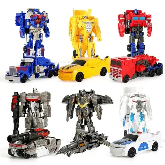 Transformation Car Robot Toy – One-Step Deformation Puzzle Model