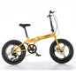 Adult 20-Inch (500mm) Foldable Bike – Portable Folding Bicycle with Front & Rear Disc Brakes, Multi-Speed Commuter Bike