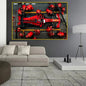 Classic, F1 Michael Schumacher Racing, Wall Art, HD Canvas Print Poster, Home Living Room Bedroom, Club Decoration