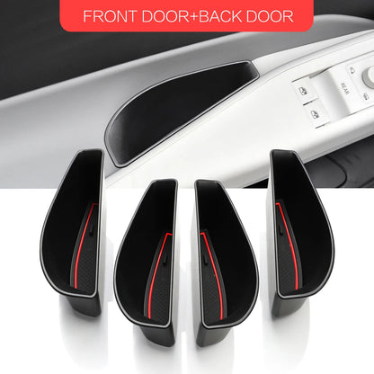 Car Door Handle Storage Tray Organizer for ID.4, Armrest Holder — 2pc (Front) or 4pc (Front & Rear)