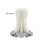 100-Pack Pre-Waxed Pure Cotton Candle Wicks 9/15/20 cm (3.5/5.9/7.9 in) Smokeless DIY Candle Making