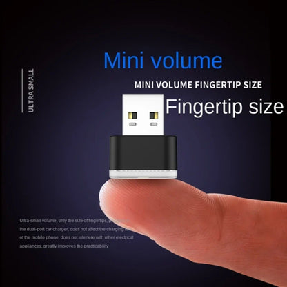 Mini USB LED Ambient Light for Car Interior - Portable Plug & Play Neon Decorative Lamp