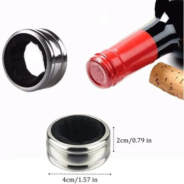 Stainless Steel Wine Bottle Drip Collar with Velvet Liner, 4 cm (1.57 in) Anti-Overflow Drip Catcher