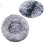 Calming Plush Pet Bed for Dogs & Cats - Corduroy Fleece Bolster, Non-Slip Waterproof Bottom, Multiple Sizes (15.7–35.4 in / 40–90 cm)