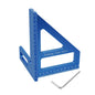 Carpenter Multi-Angle Square Protractor Ruler Aluminum/Plastic 45/90 Degree Woodworking Layout & Height Gauge
