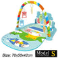 Baby Fitness Play Gym with Music & Piano Mat