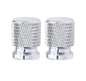 Aluminum Tire Valve Stem Caps 16 x 12mm (0.63 x 0.47 in) Universal 8mm Thread - Metal Valve Caps for Car Bike SUV Truck