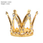 Rhinestone Crown Baking Cake Topper Headwear Decoration Children's Hair Accessories Princess Wedding Birthday Party Supplies New
