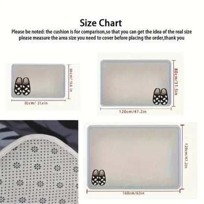 Cute Cat Pattern Entrance Door Mat Welcome Mat Bathroom Kitchen Non-slip Floor Carpet Washable Bedroom Home Decoration Small Rug