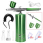 Portable Airbrush Nail Kit with Compressor - For Nails, Cake, and Crafts